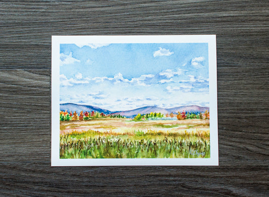 10" x 8" Print of Canaan Valley Meadow
