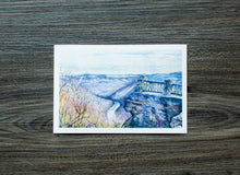 Load image into Gallery viewer, 6&quot; x 4&quot; Print of Coopers Rock Overlook in Winter
