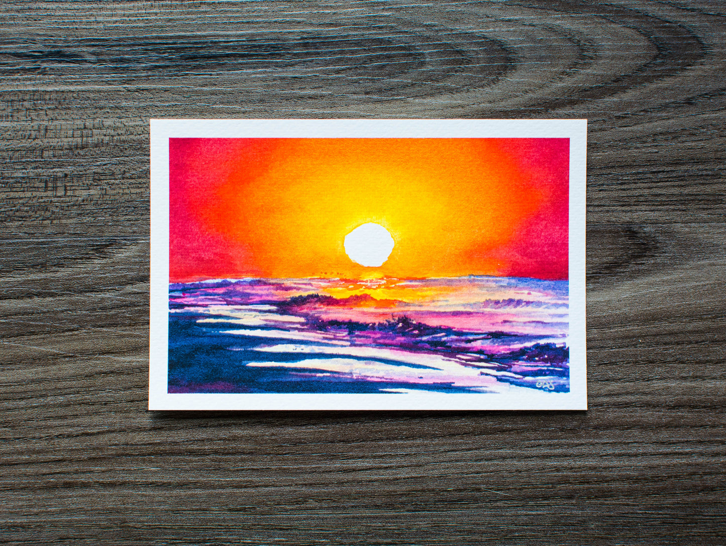 6" x 4" Print of Topsail Island Sunrise