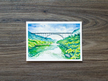 Load image into Gallery viewer, 7 x 5 Print of New River Gorge Bridge in Summer

