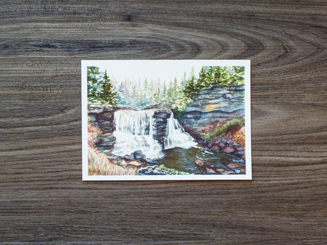 7 x 5 Print of Blackwater Falls in Autumn