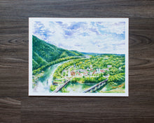 Load image into Gallery viewer, 14&quot; x 11&quot; Print of View of Harpers Ferry
