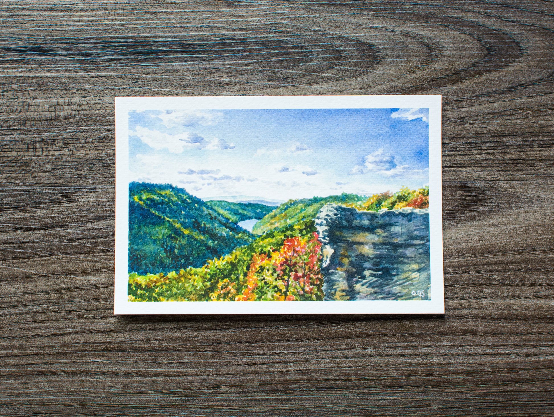 6 x 4 Print of Raven’s Rock, Coopers Rock State Forest