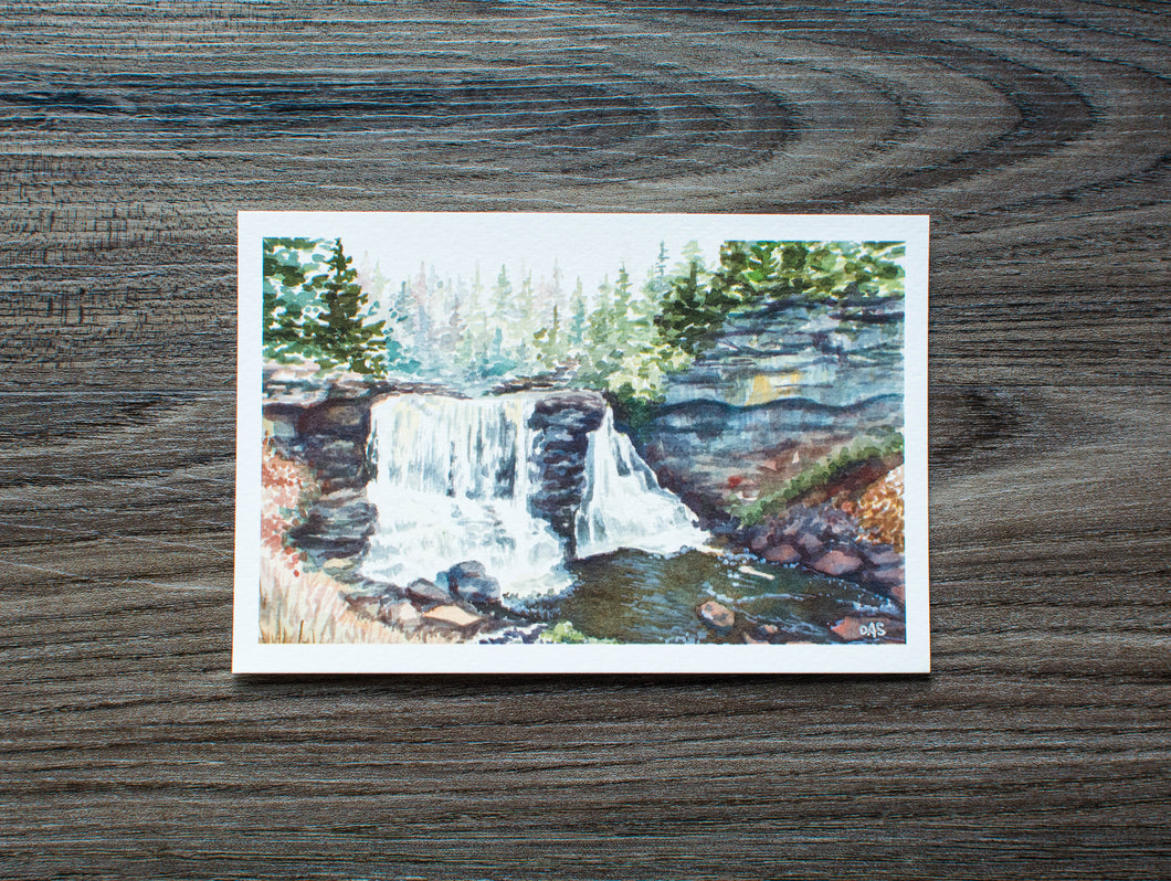 6 x 4 Print of Blackwater Falls in Autumn