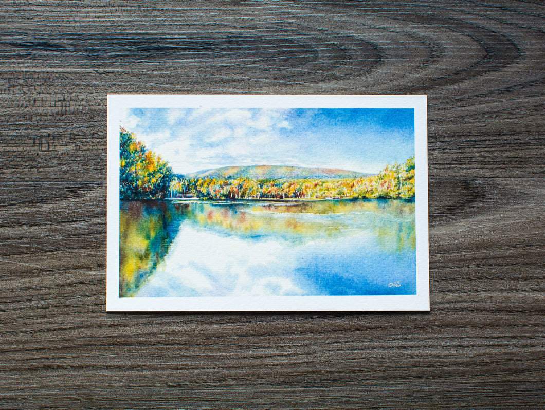 6 x 4 Print of the Lower Lake at Cacapon Resort State Park