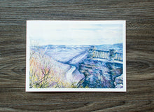 Load image into Gallery viewer, 7&quot; x 5&quot; Print of Coopers Rock Overlook in Winter
