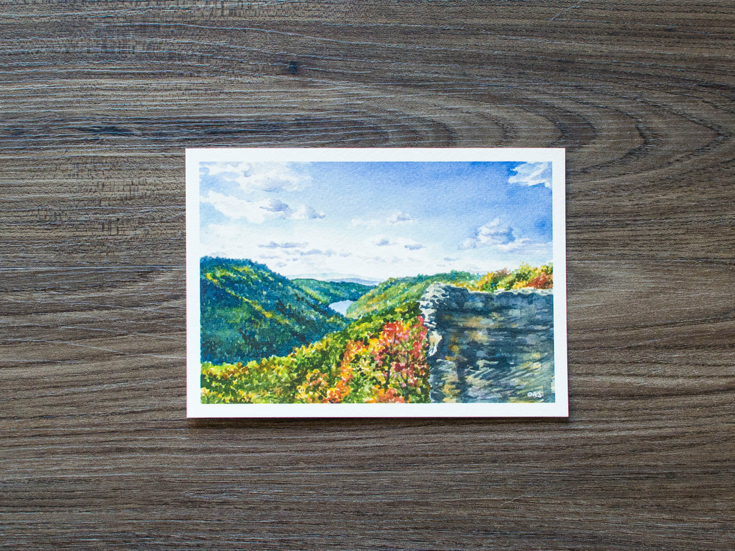 7 x 5 Print of Raven’s Rock, Coopers Rock State Forest