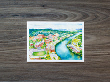 Load image into Gallery viewer, 7&quot; x 5&quot; Print of Aerial View of Old Morgantown
