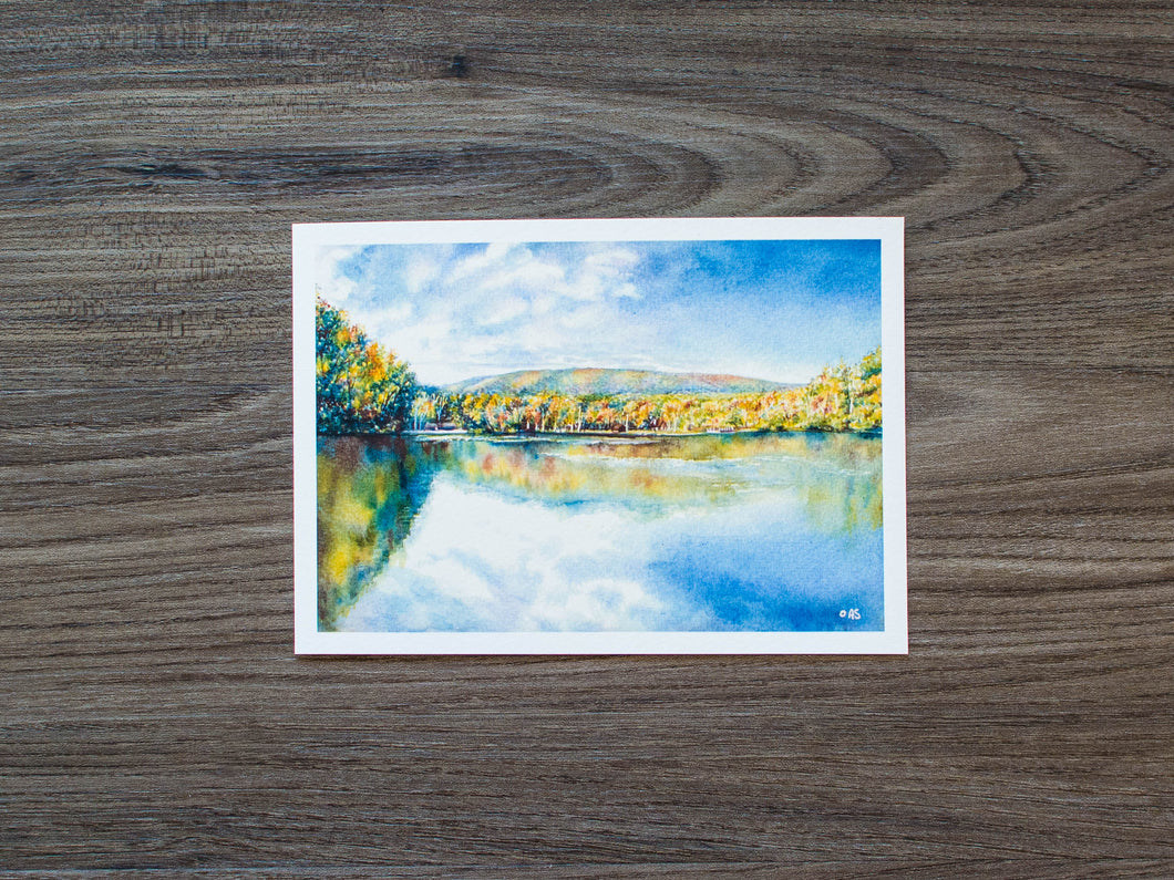 7 x 5 Print of the Lower Lake at Cacapon Resort State Park