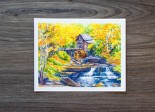 Load image into Gallery viewer, 10&quot; x 8&quot; Print of Grist Mill at Babcock State Park

