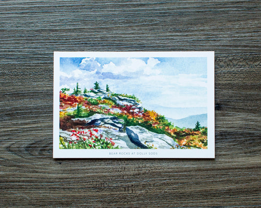 Bear Rocks at Dolly Sods Postcard