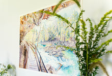 Load image into Gallery viewer, Angled shot of Audra State Park painting
